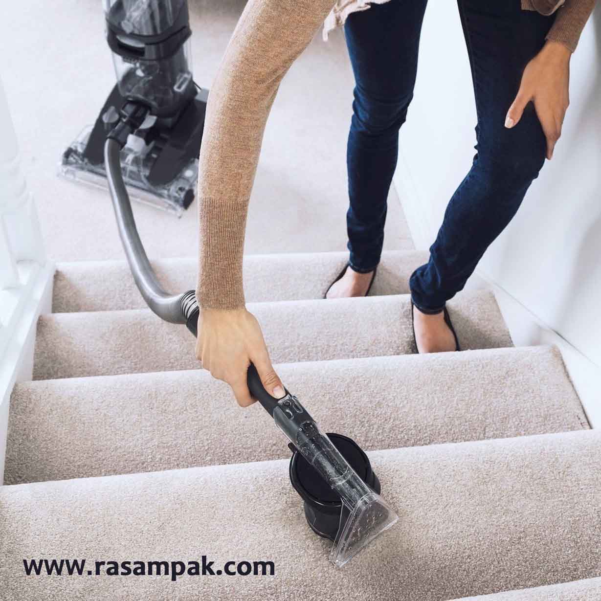 نظافت منزل با بخارشوی رسام پاک شرکت نظافتی در قیطریه